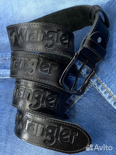 Кожаный ремень Wrangler