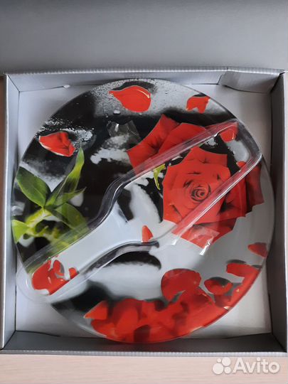 Тарелка для торта с лопаткой