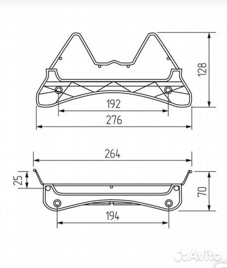 Сушилка для посуды в шкаф 60 см