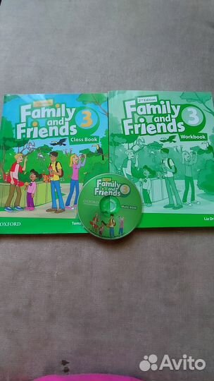 Учебник и рабочая тетрадь family and friends 3