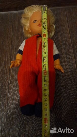 Кукла СССР резиновая с закрывающимися глазками