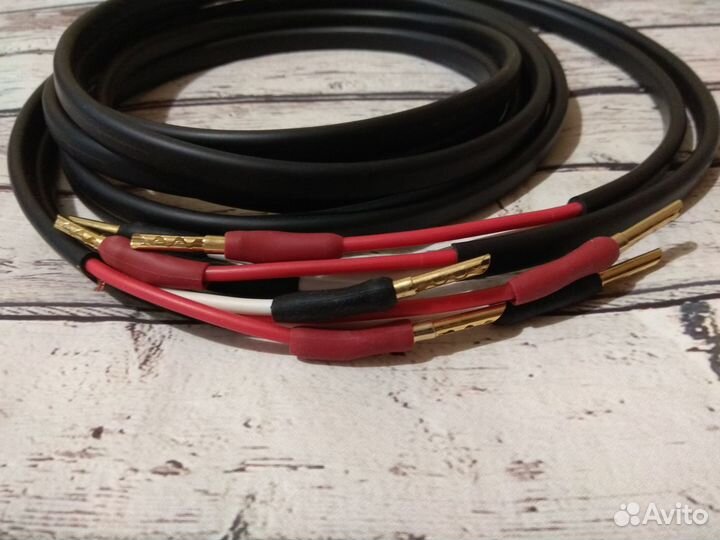 Luxman аудио кабель 2*2.5 метра, 2х3 мм2