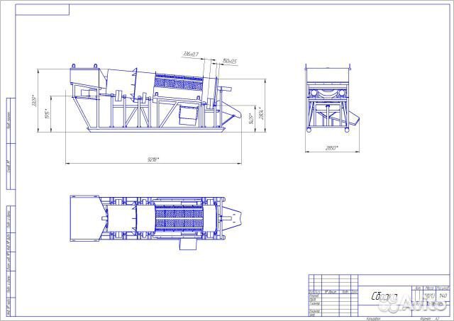 Скруббер Бутара сб-100 + шлюз на санях