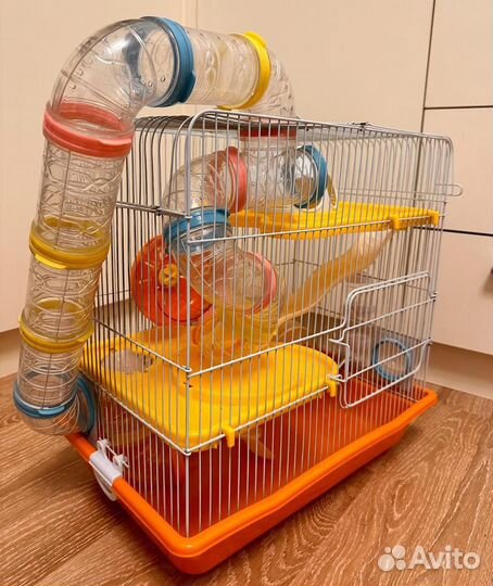 Клетка для хомяков/мышей с тоннелями
