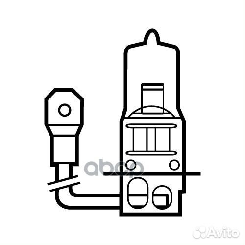 A78140S лампа (H3) 70W 24V Vegas 1шт. A78140S AVS