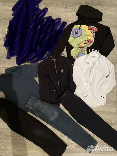 Пакет одежды для мальчика 122 128