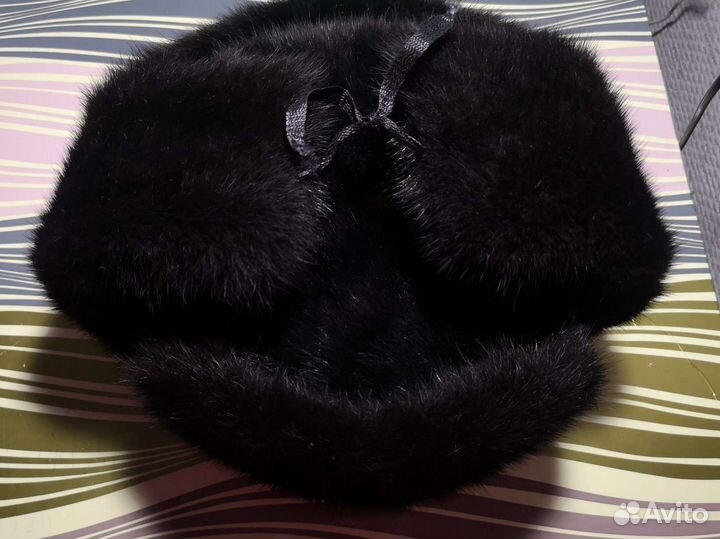 Норковая шапка мужская