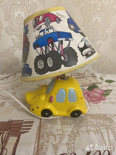 Машинка светильник дет