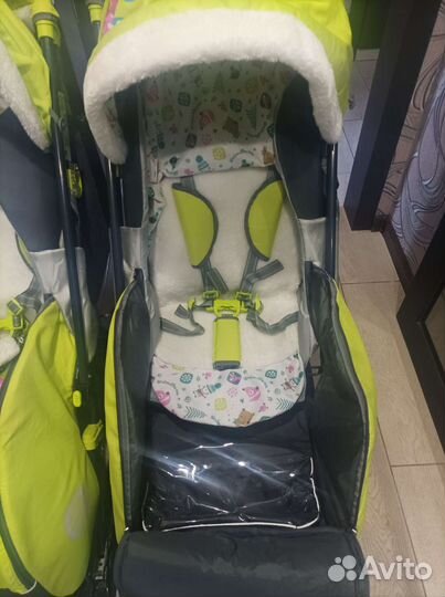 Санки коляска ника детям 7- 6 для двойни