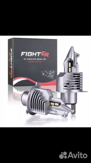 LED светодиодные лампы Fighter H4