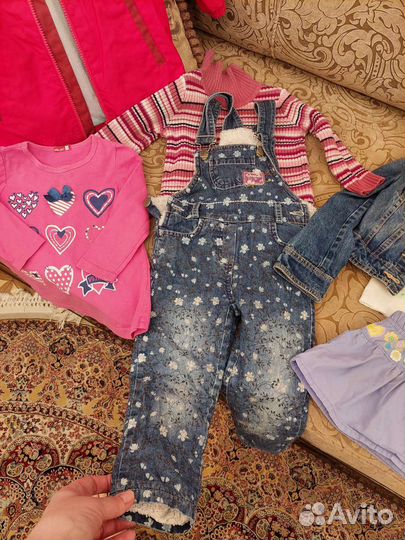 Пакет вещей для девочки 86-92(на весну)