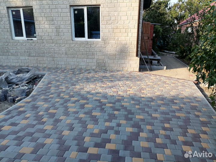 Укладка тротуарной плитки