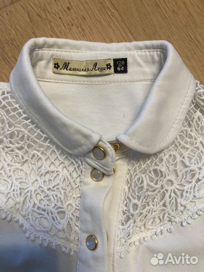 Блузка школьная Маленькая леди 128