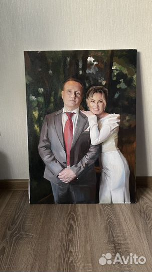 Портрет на холсте по фото на заказ