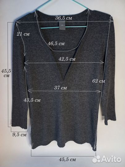 Джемпер женский S кашемир ангора шерсть Ann Taylor