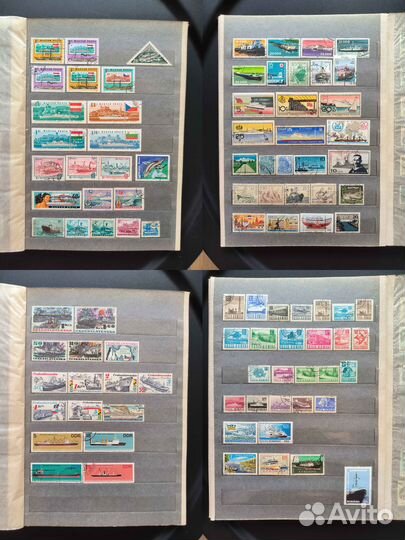 Почтовые марки флот. Альбом целиком