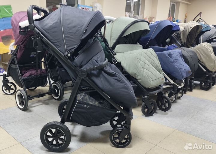 Прогулочная коляска Carrello Bravo надувные колеса