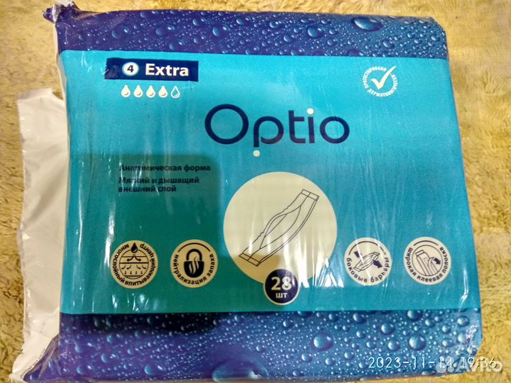 Урологические прокладки для мужчин Optio Extra