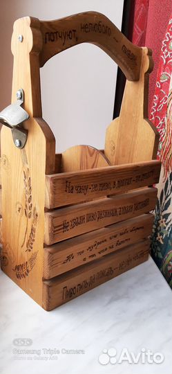 Короб ящик для вина, пивной подарок декор