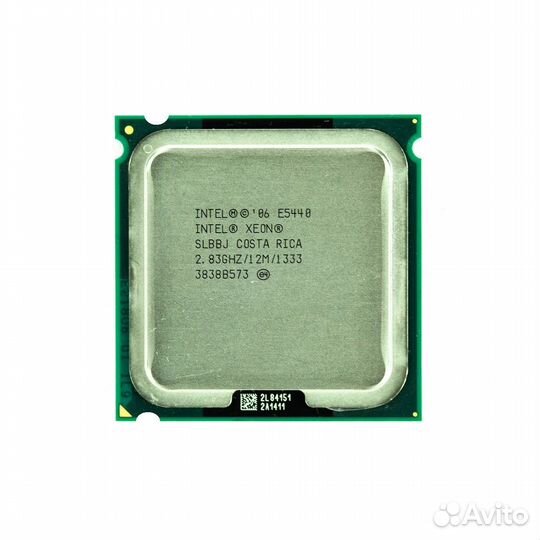 Сокет 775 Intel Xeon E5440 2,83/12/1333 slbbj