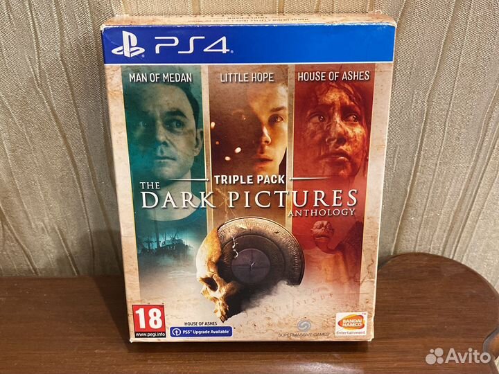 Диски на ps4 - антология Dark pictures
