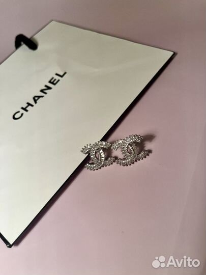 Серьги chanel