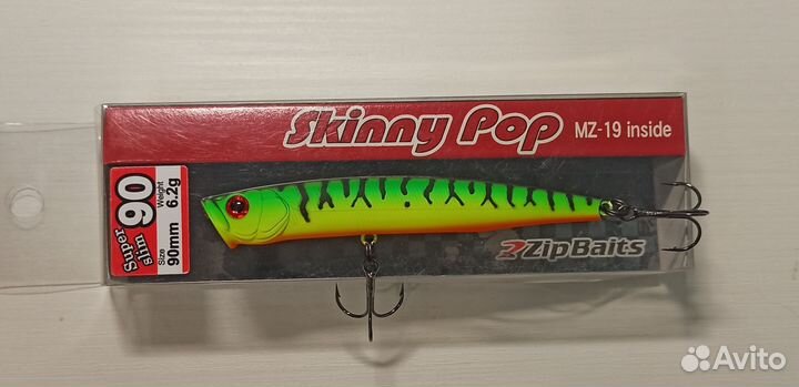 Воблер ZipBaits Skinny Pop 90