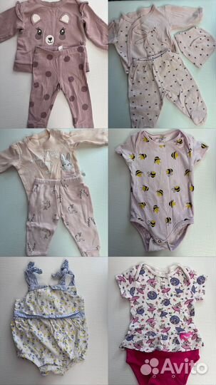 Вещи на девочку от 0 до 1,5 лет