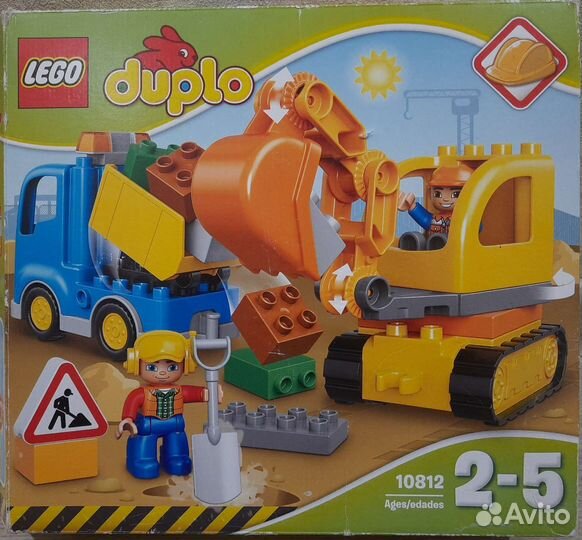 Конструктор Lego Duplo 10812 Грузовик и экскаватор