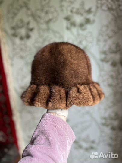 Шапка норковая женская