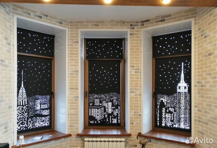 Перфорированные рулонные шторы 