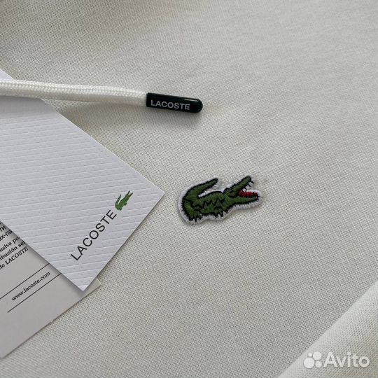 Толстовка мужская lacoste белая