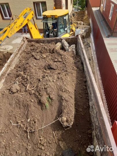 Вывоз грунта самосвалами