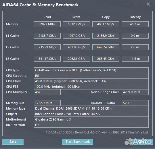 Комплект: i7-9700F + Gigabyte Z390 + 16GB DDR4 + К