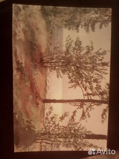 Картины Гуашь СССР худ. Стасенко и Африканская Ма