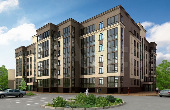 3-к. квартира, 70,2 м², 3/6 эт.