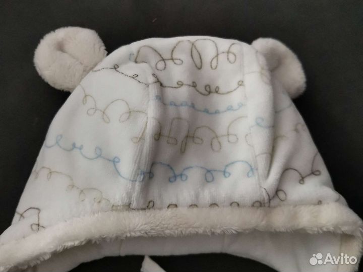 Шапка зимняя для новорожденных