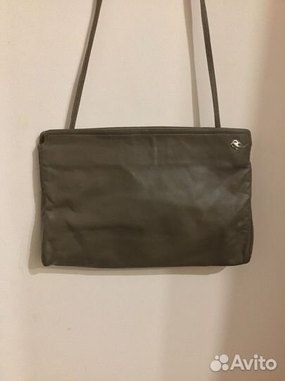 Сумка клатч натуральная кожа бу