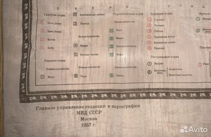 Подмосковье карта охотников и рыболовов ткань