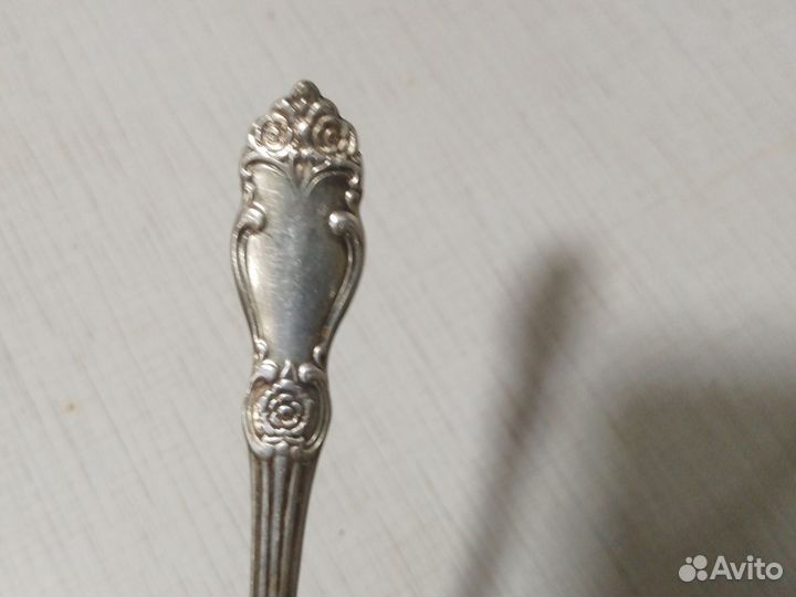 Ложка и вилка из мельхиора СССР