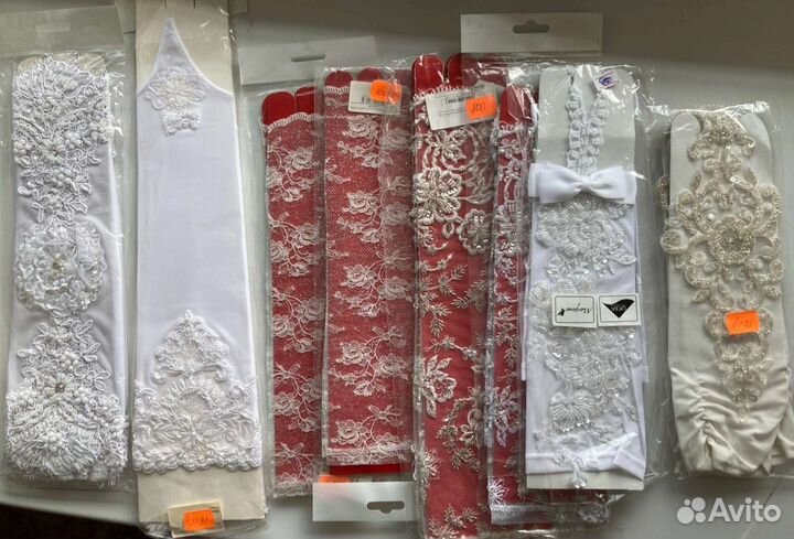 Перчатки вечерние новые(выпускной, свадьба)