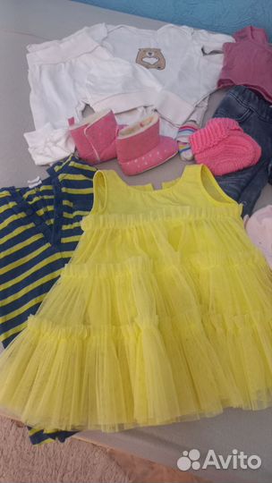 Детские вещи пакетом на девочку 62 68