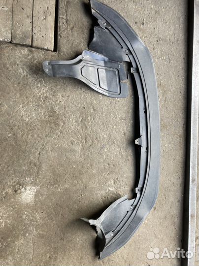 Накладка бампера фольцваген поло 2008-2015