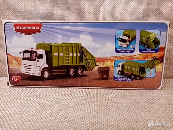 Модель мусоровоза, новая 1:38