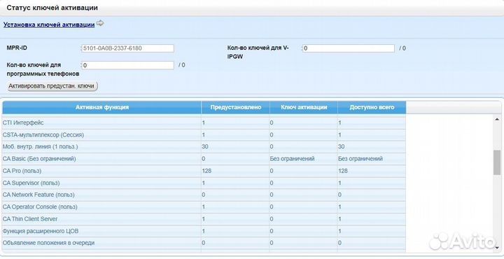 Атс Panasonic KX-NS500RU