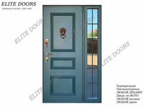 Парадная парадная дверь с боковым стеклом ED-245