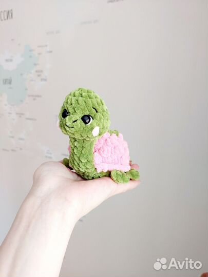 Вязаная игрушка черепаха