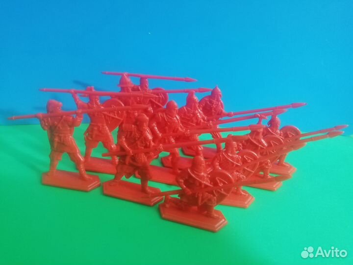 Солдатики -Русская дружина,большой полк,набор 12шт