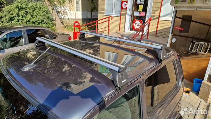 Багажник на крышу Ваз Нива 2121, Люкс серый
