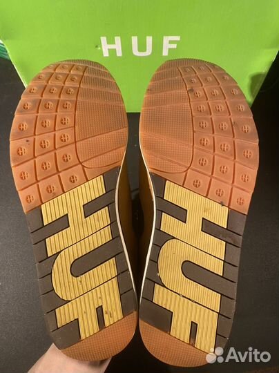 Скейтерские Кеды HUF HR-1 Shoes - Cashew/Dark Eart